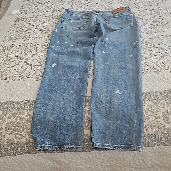 4X💠HP💠541 Levi's Original Paint Spot Jeans 31x30 - Picture 8 of 12
